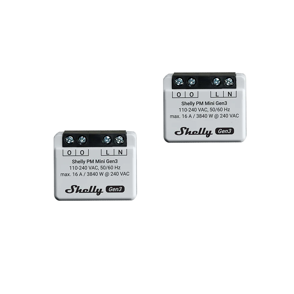 Shelly PM Mini Gen3 x2