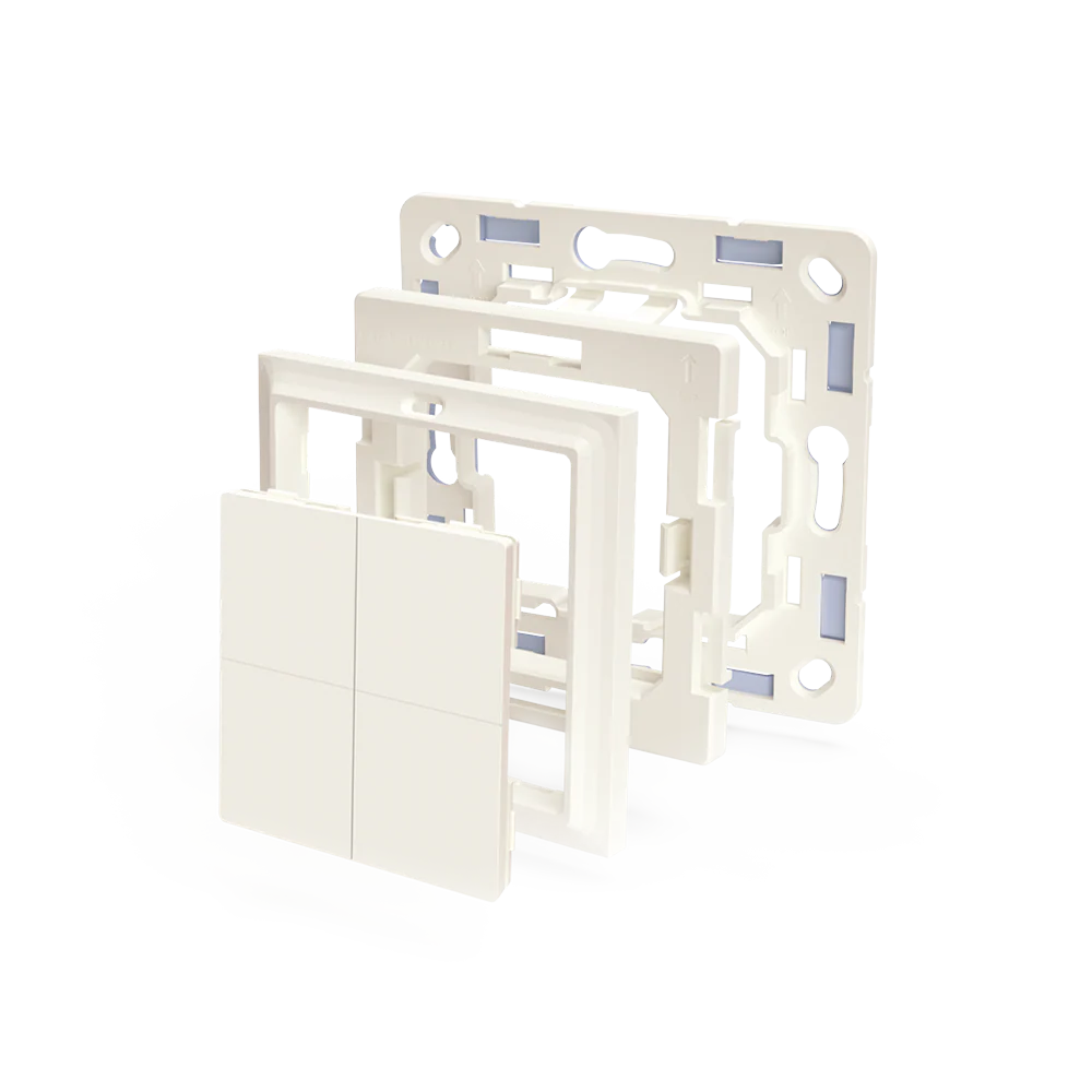 Shelly BLU WS4 + Gira/Merten Adapter